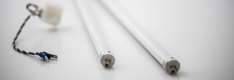 Соединительный кабель позволяет легко установить светодиодные трубки